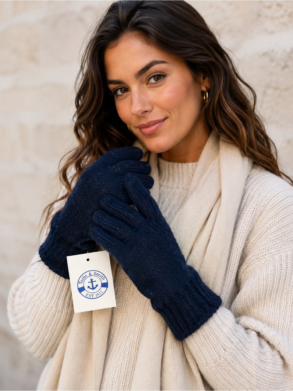 🩷. 9033.  Yacht & Smith Knit Winter Gloves | Warm Stretch Touchscreen-Friendly